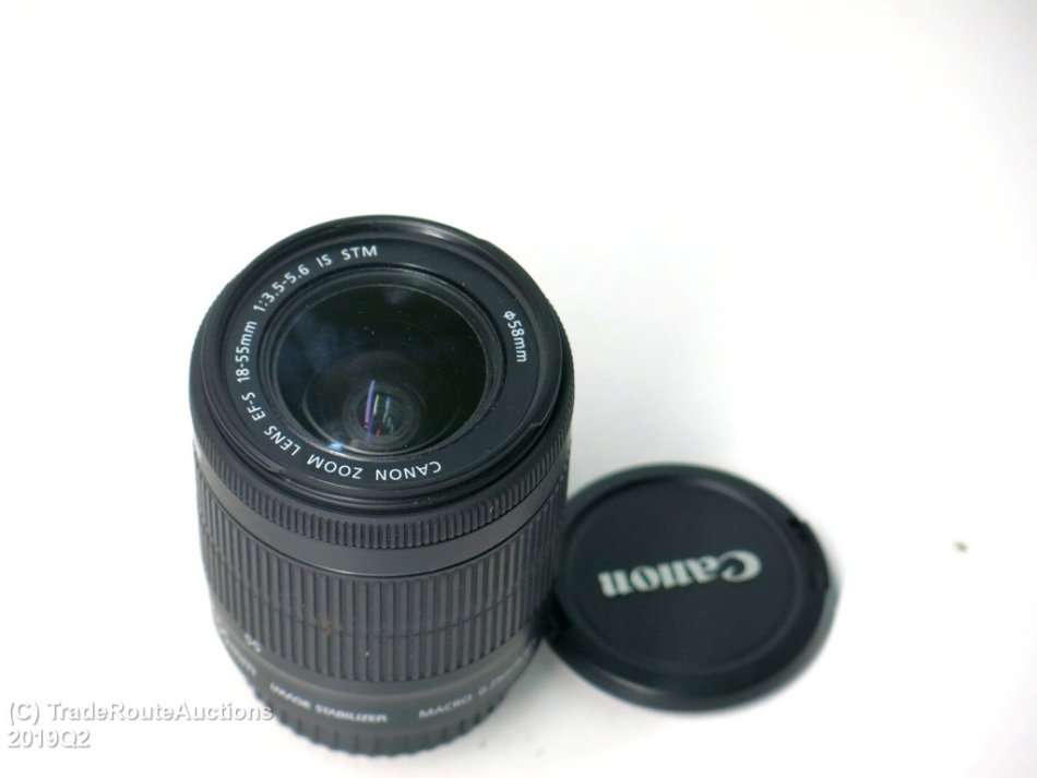 Canon EF-S 18-55mm f/3.5-5.6 IS (IMAGE STABILIZER) STM Camera Lens for Canon Digital SLR Cameras