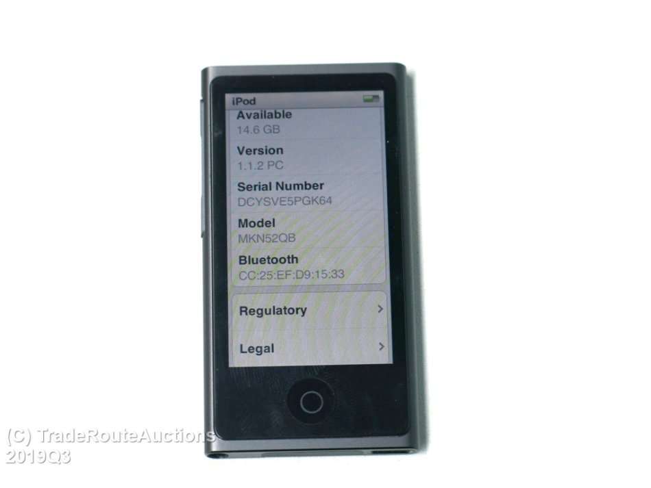 APPLE 16GB IPOD NANO - Space Grey (7TH GENERATION) | MKN52QB