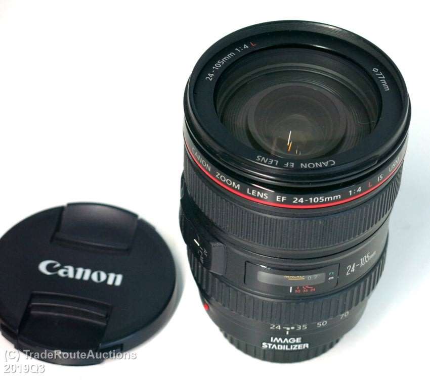 CANON EF 24-105mm F4L IS USM IMAGE STABILIZER ULTRASONIC ZOOM Lens for CANON Digital SLR Cameras