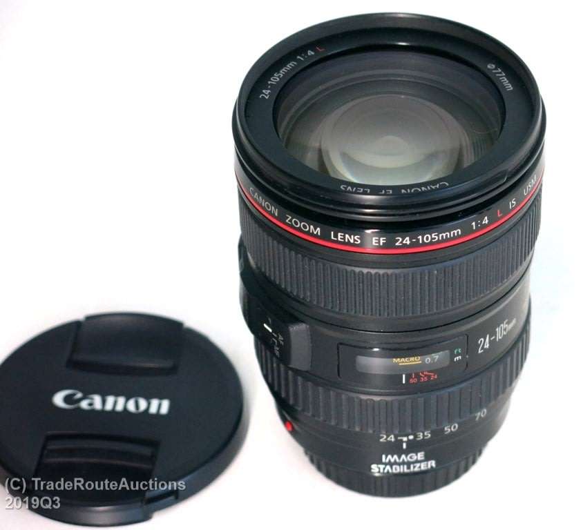 CANON EF 24-105mm F4L IS USM IMAGE STABILIZER ULTRASONIC ZOOM Lens for CANON Digital SLR Cameras