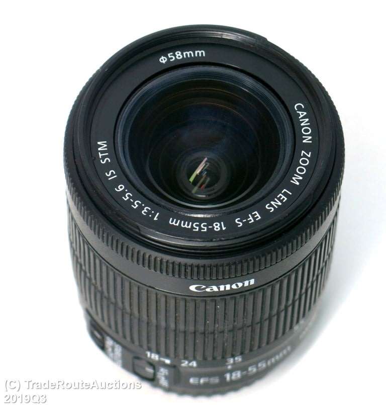Canon EF-S 18-55mm f/3.5-5.6 IS (IMAGE STABILIZER) STM Camera Lens for Canon Digital SLR Cameras