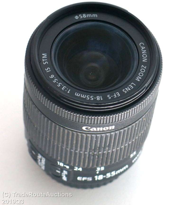 Canon EF-S 18-55mm f/3.5-5.6 IS (IMAGE STABILIZER) STM Camera Lens for Canon Digital SLR Cameras