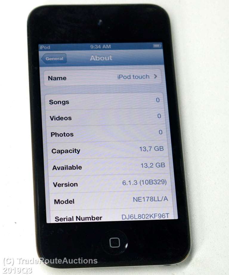 Apple iPod Touch | BLACK | 16GB | 4th Generation | NE178LL/A *** IPOD TOUCH ***