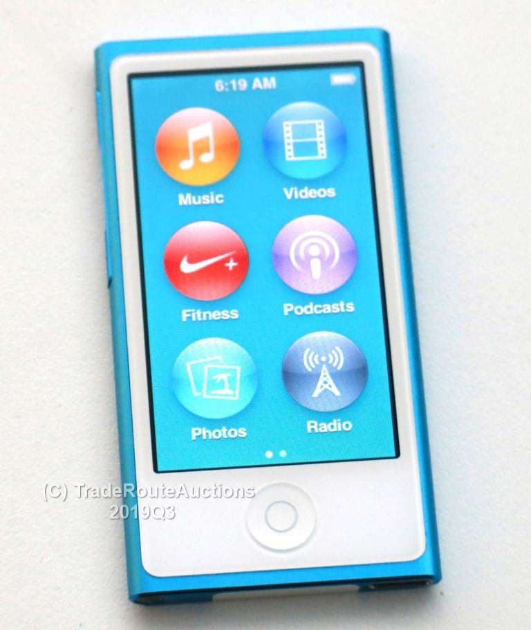 Apple iPod nano 7th Generation (16 GB) A1446 BLUE MD477QB/A