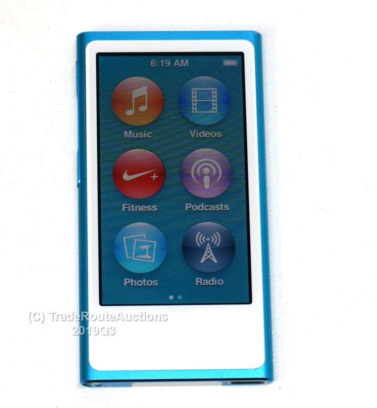 Apple iPod nano 7th Generation (16 GB) A1446 BLUE MD477QB/A