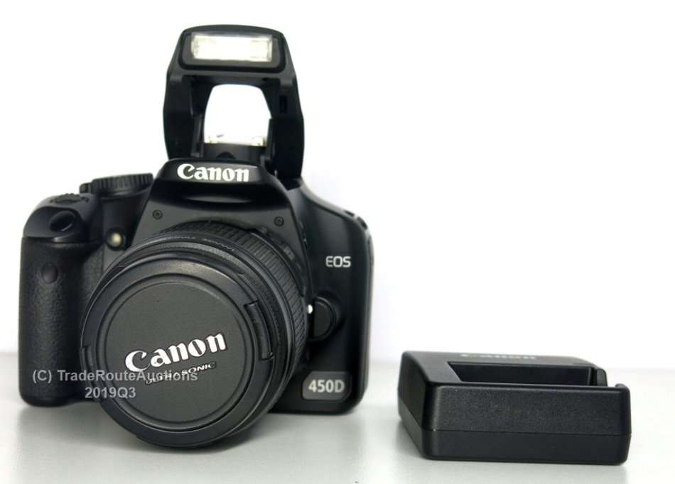 Canon EOS 450D DigitalSLR camera 12.2 Megapixels with Canon 18-55mm Lens Kit
