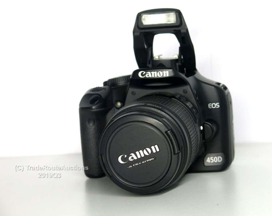 Canon EOS 450D DigitalSLR camera 12.2 Megapixels with Canon 18-55mm Lens Kit