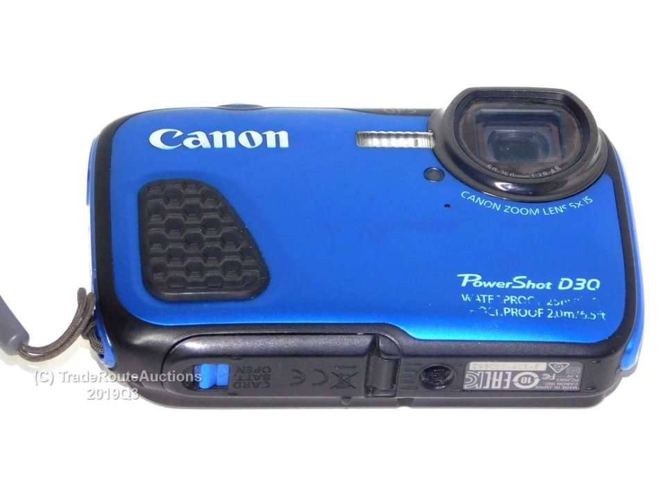 Canon PowerShot D30 Waterproof Camera (Blue)