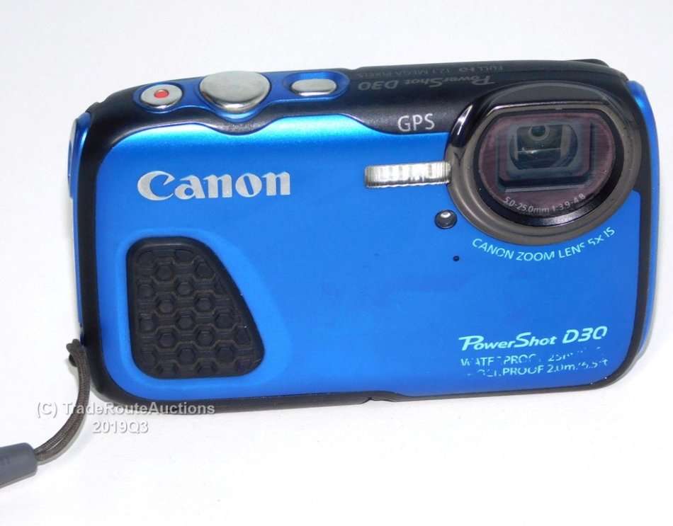 Canon PowerShot D30 Waterproof Camera (Blue)