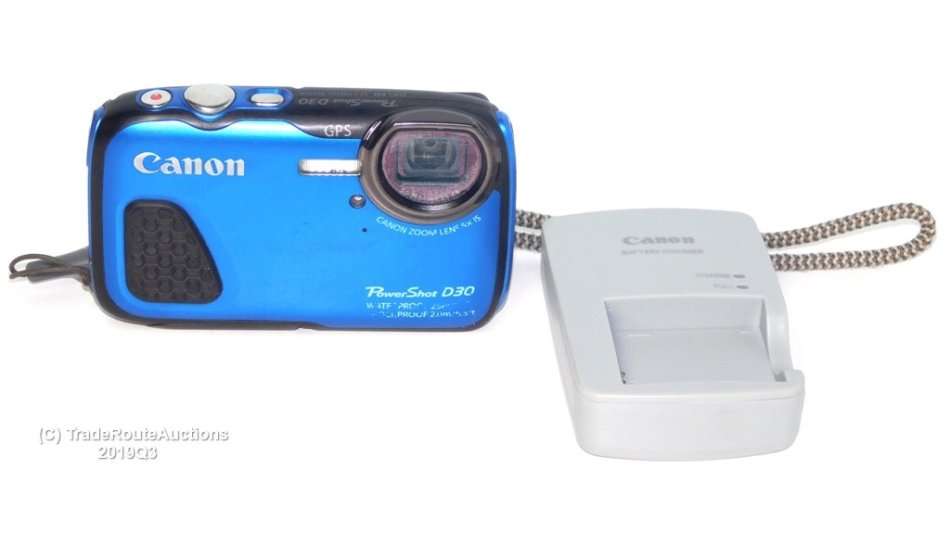 Canon PowerShot D30 Waterproof Camera (Blue)