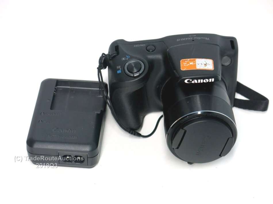 Canon PowerShot SX430 IS Built-in Wi-Fi / NFC Black Digital Camera 20.0MP 45X ZOOM