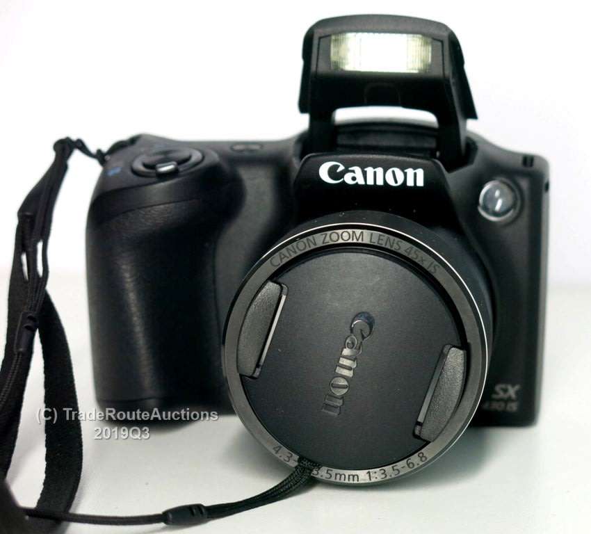 Canon PowerShot SX430 IS Built-in Wi-Fi / NFC Black Digital Camera 20.0MP 45X ZOOM