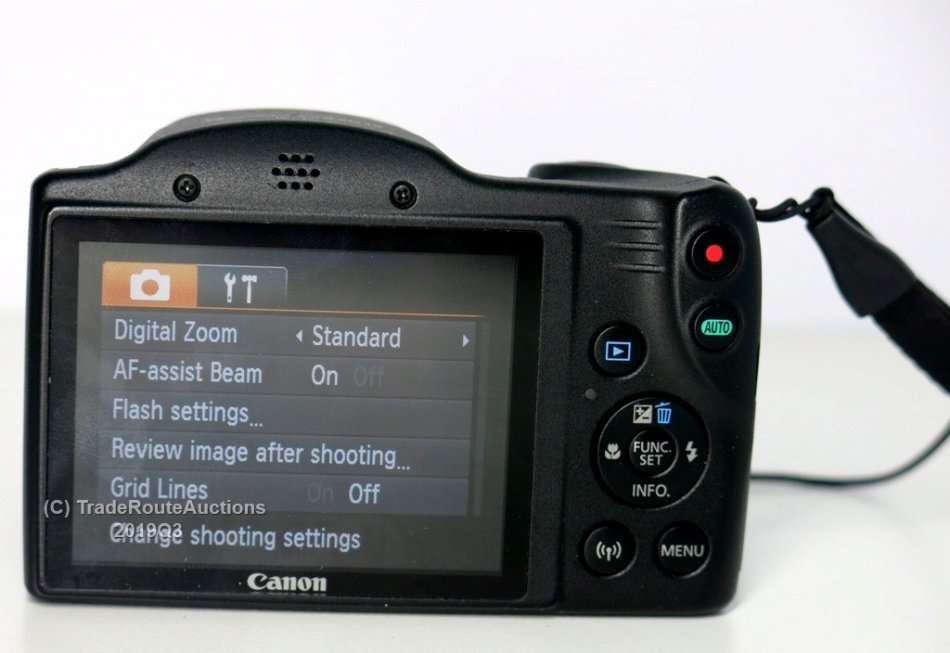 Canon PowerShot SX430 IS Built-in Wi-Fi / NFC Black Digital Camera 20.0MP 45X ZOOM