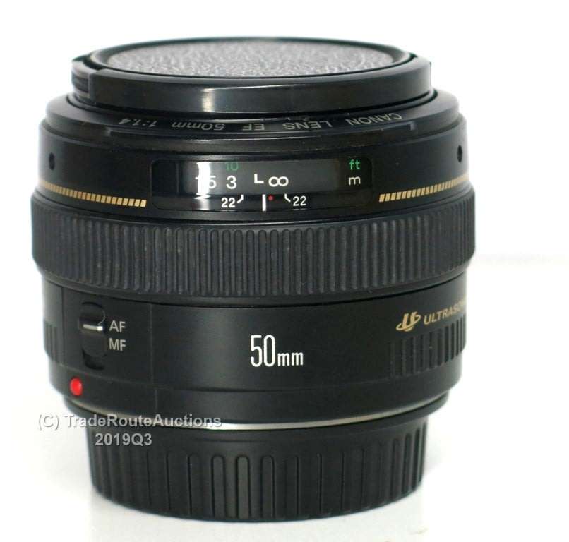 Canon EF 50mm f/1.4 Lens USM Ultrasonic for Canon DSLR Cameras