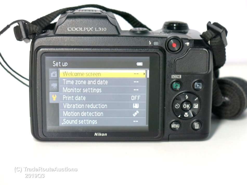 Nikon Coolpix L310 14.1MP Digital Camera with 21x Optical Zoom - BLACK