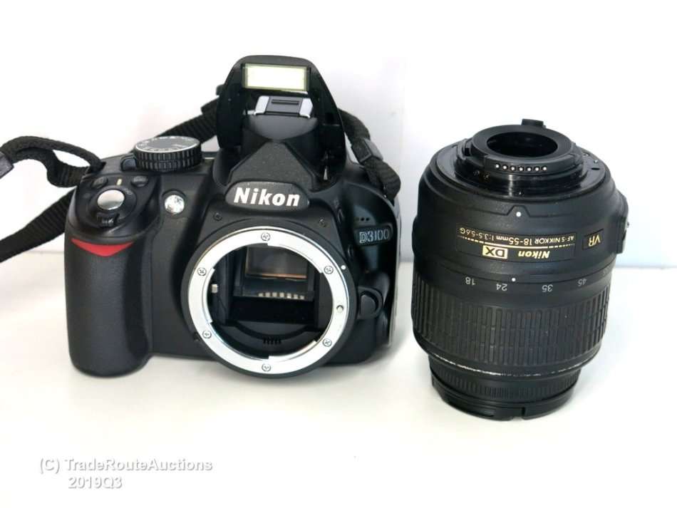 NIKON D3100 DSLR CAMERA 14.2 megapixels +  18-55mm MM PROFESSIONAL DSLR LENS KIT