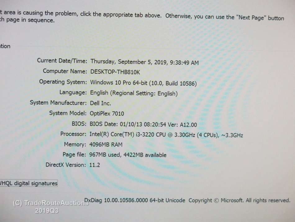 Dell OptiPlex 7010 ULTRA SFF Desktop PC | Core i3 3220 3.3Ghz | 4GB RAM | 500GB HDD