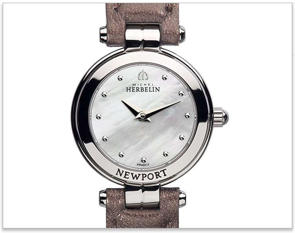 MICHEL HERBELIN NEWPORT YACHT CLUB LADIES MINI WATCH - 17455/19BR