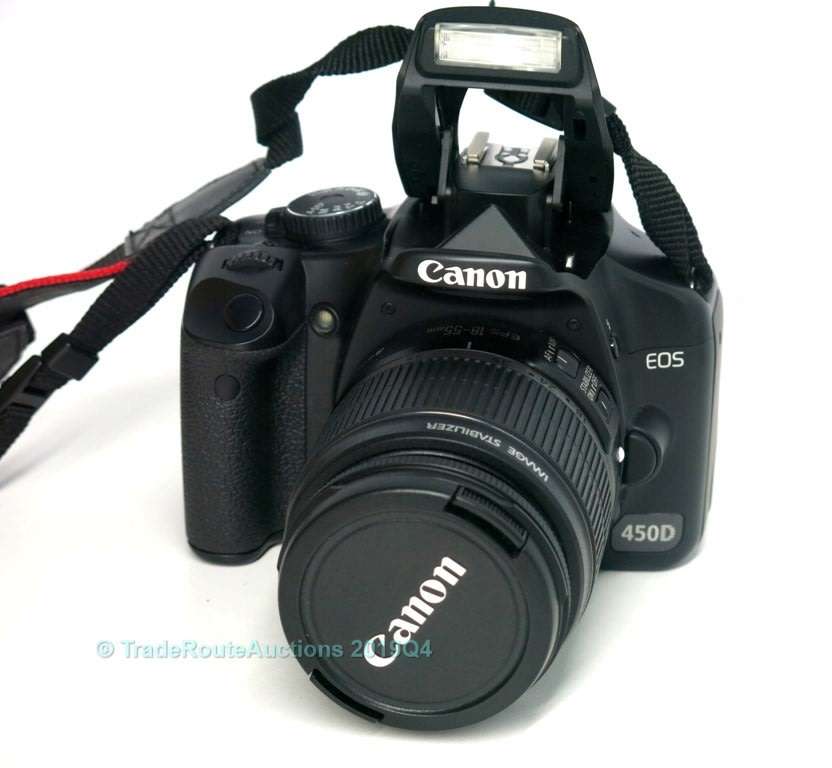 Canon EOS 450D DigitalSLR camera 12.2 Megapixels with Canon 18-55mm Lens Kit
