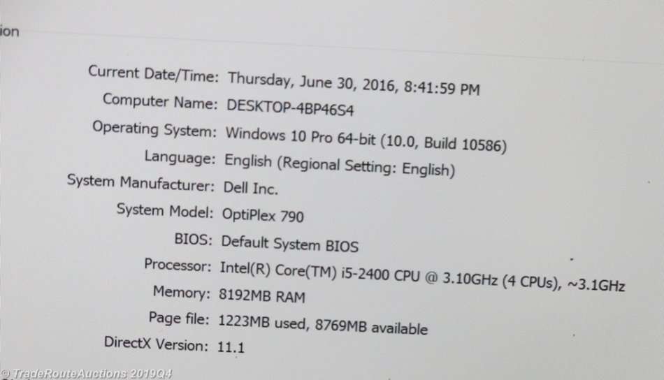 Dell  OptiPlex 790 | SFF Desktop PC | Core i5 2400 3.1Ghz | 8GB RAM | 500GB HDD DESKTOP PC
