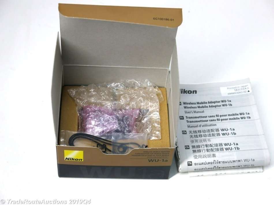 Nikon Genuine WU-1A Wireless Mobile Adapter - Works with D7100, D3300, D5200, D3200