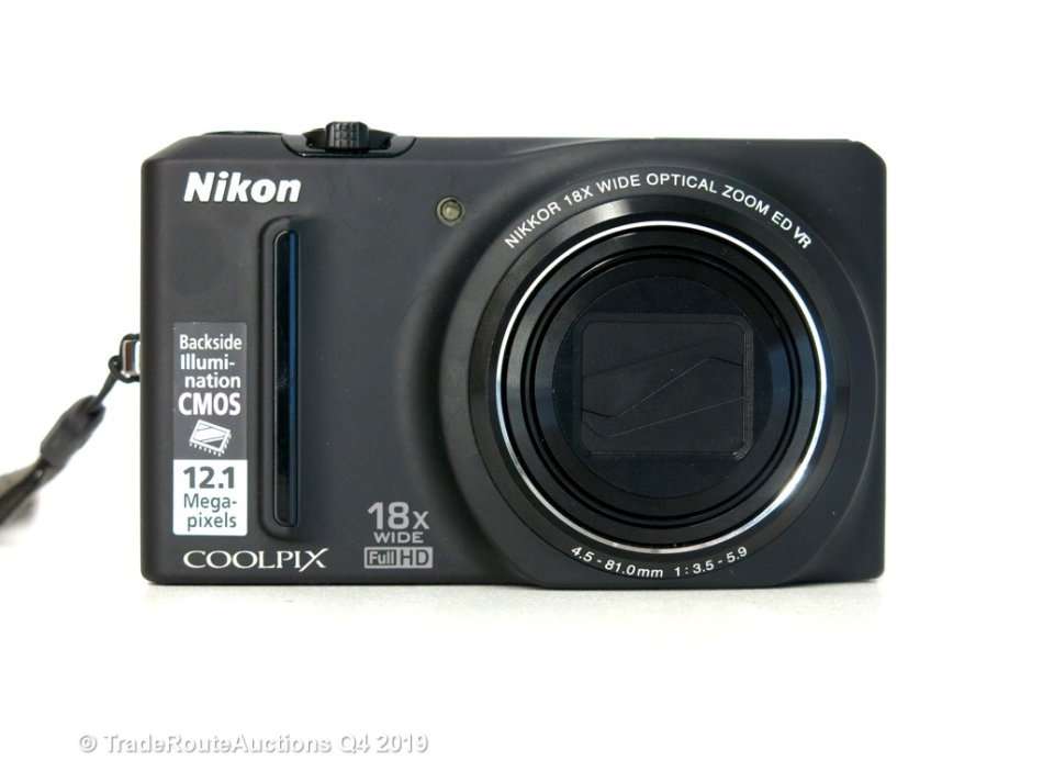 Nikon COOLPIX S9100 12.1 MP CMOS Digital Camera with 18x NIKKOR ED Wide-Angle Optical Zoom Lens