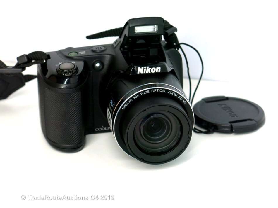 Nikon Coolpix L320 16.1MP Digital Camera with 26x Optical Zoom [ BLACK ] 720p HD Video