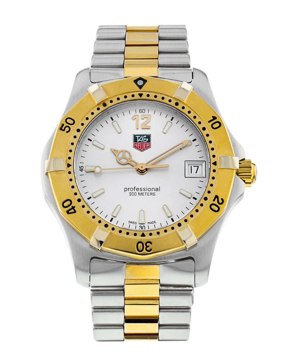 Tag Heuer Professional Two Tone Gold & S/Steel Men's Watch WK1120