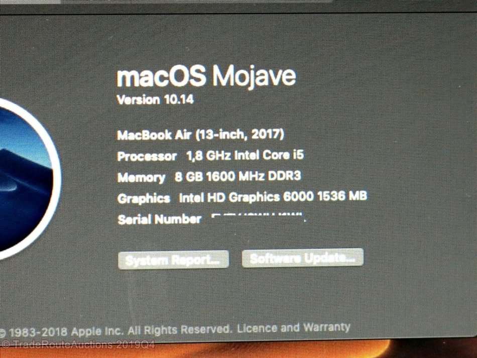 BOXED -  MacBook Air 13.3-inch | Core i5 1.8GHz | 8GB RAM | 256GB SSD MACBOOK AIR 13 INCH 2017 MODEL