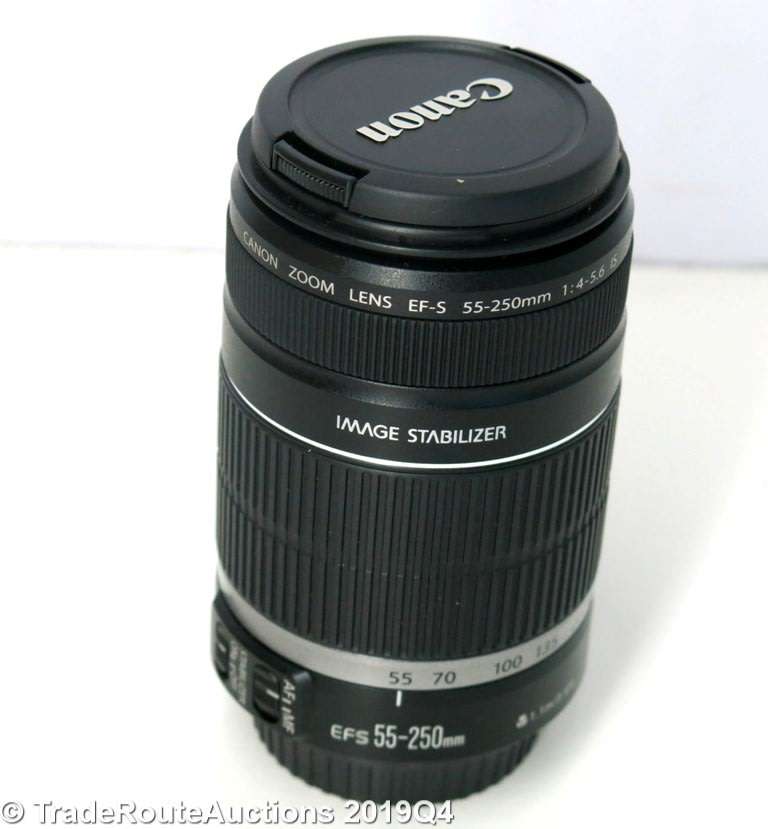 Canon EF-S 55-250mm IS (Image Stabilizer) Lens for Canon DSLR Cameras