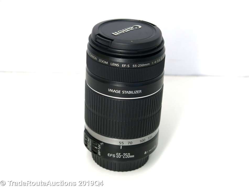 Canon EF-S 55-250mm IS (Image Stabilizer) Lens for Canon DSLR Cameras