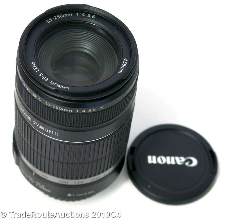 Canon EF-S 55-250mm IS (Image Stabilizer) Lens for Canon DSLR Cameras