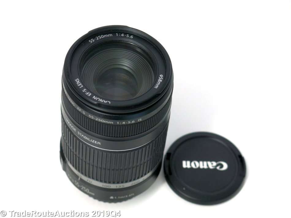 Canon EF-S 55-250mm IS (Image Stabilizer) Lens for Canon DSLR Cameras