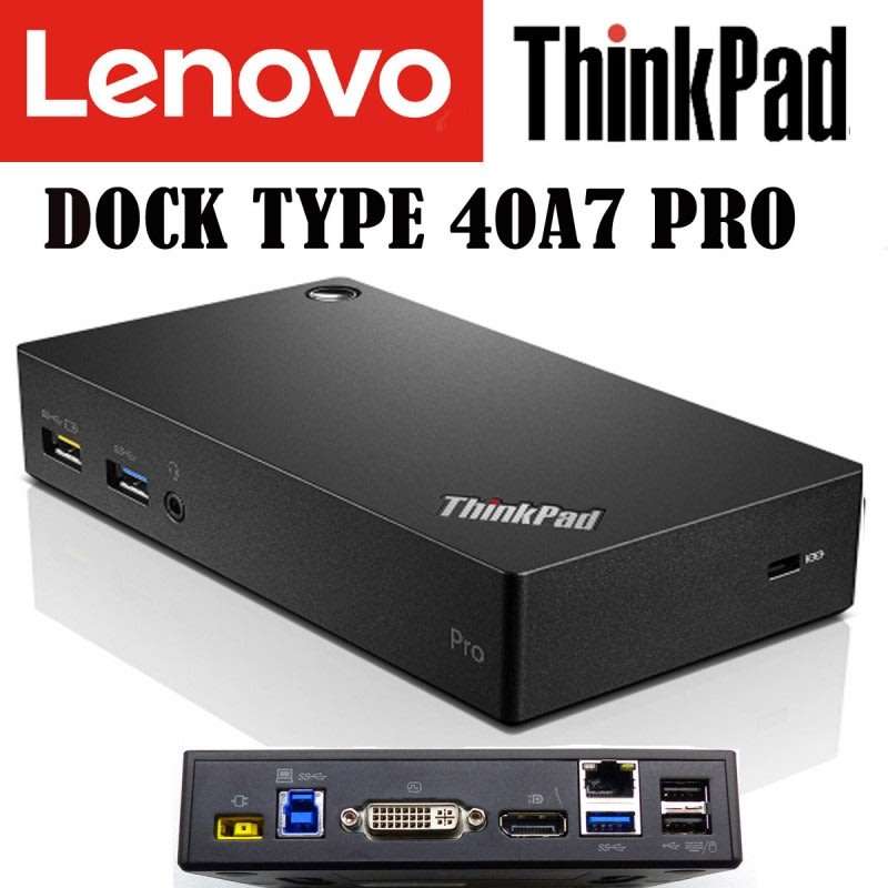 Docking Station - Lenovo ThinkPad USB 3.0 Pro Dock (40A7)