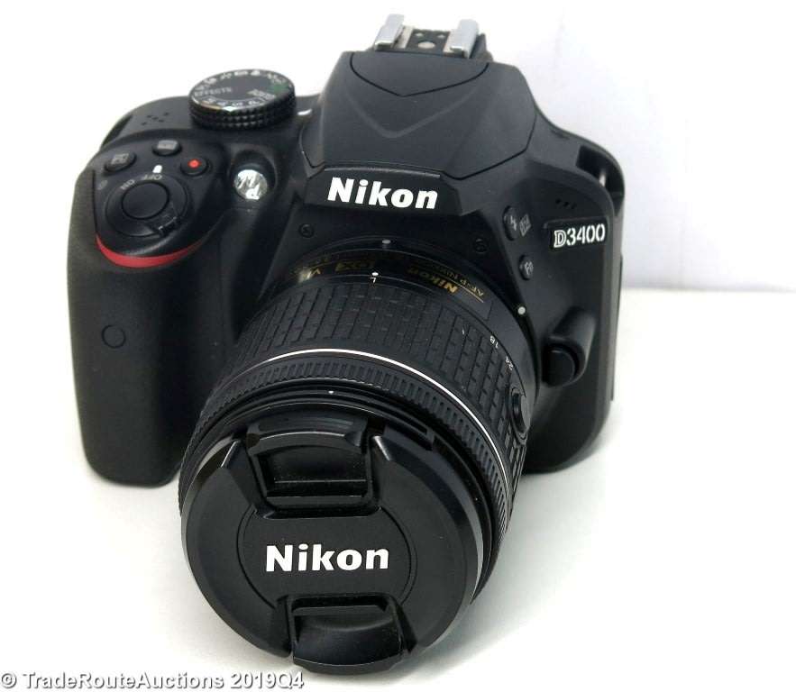 Nikon D3400 24.2 MP CMOS Digital SLR Camera body + Nikon AF-P 18-55 VR Lens Kit