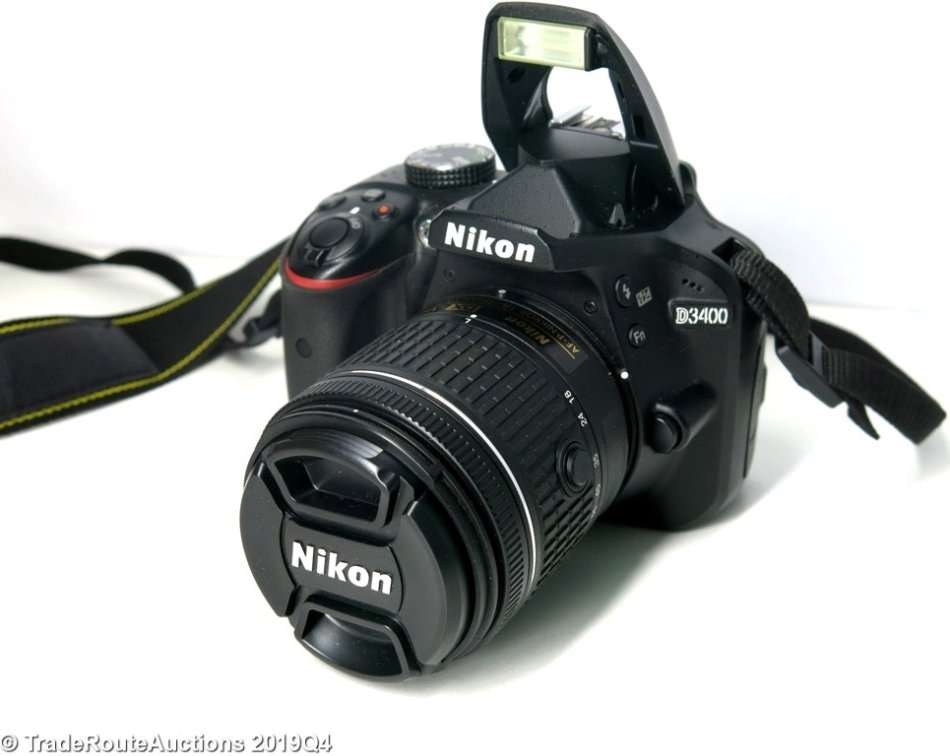 Nikon D3400 24.2 MP CMOS Digital SLR Camera body + Nikon AF-P 18-55 VR Lens Kit