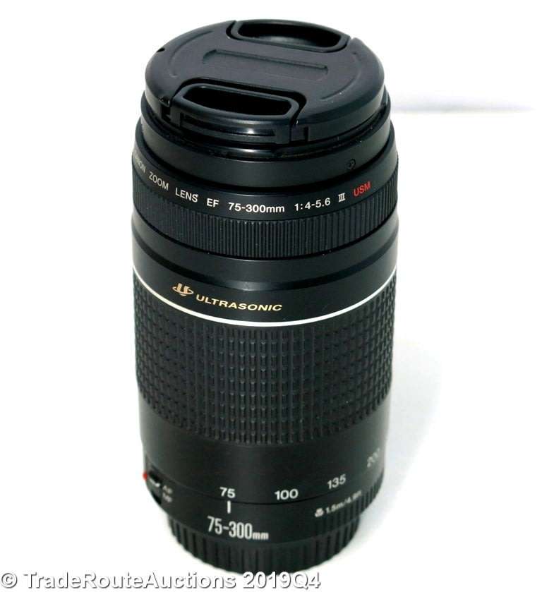 CANON EF 75-300MM III USM Zoom Lens Canon Cameras - PLEASE READ DESCRIPTION