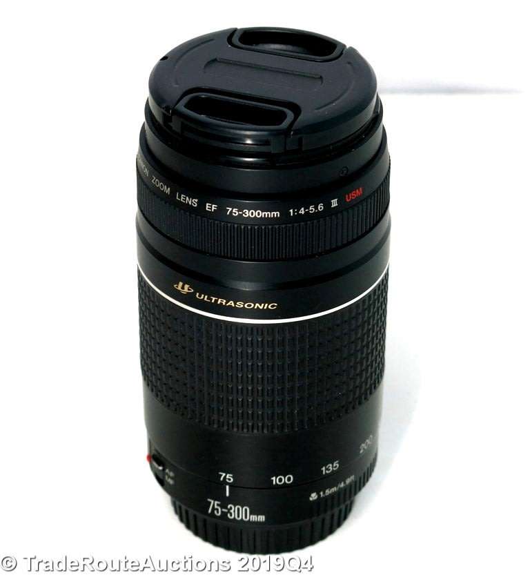 CANON EF 75-300MM III USM Zoom Lens Canon Cameras - PLEASE READ DESCRIPTION