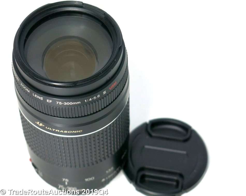 CANON EF 75-300MM III USM Zoom Lens Canon Cameras - PLEASE READ DESCRIPTION
