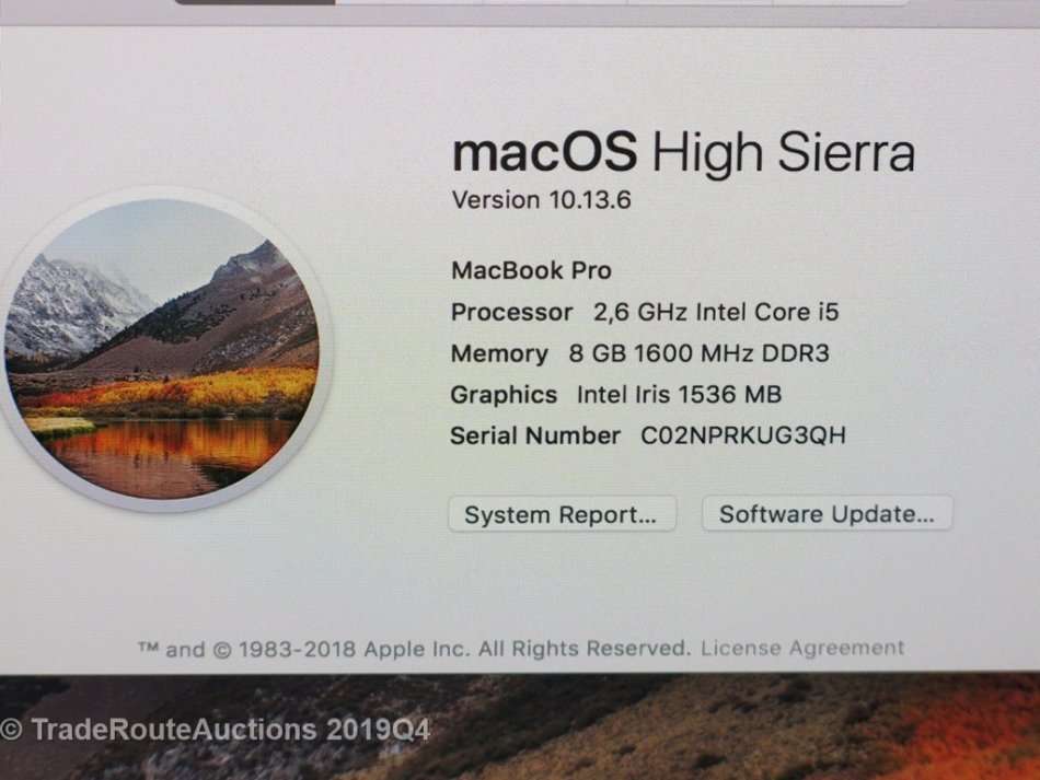 MacBook Pro 13.3-inch Mid 2014  | Core i5 2.6GHz | 8GB RAM | 128GB SSD  ** RETINA DISPLAY **