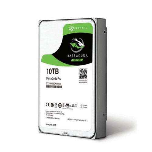 Seagate 10TB BarraCuda Pro 7200 rpm SATA III 3.5" Internal HDD - ST10000DM0004