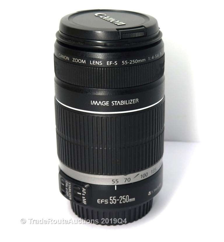 Canon EF-S 55-250mm IS (Image Stabilizer) Lens for Canon DSLR Cameras