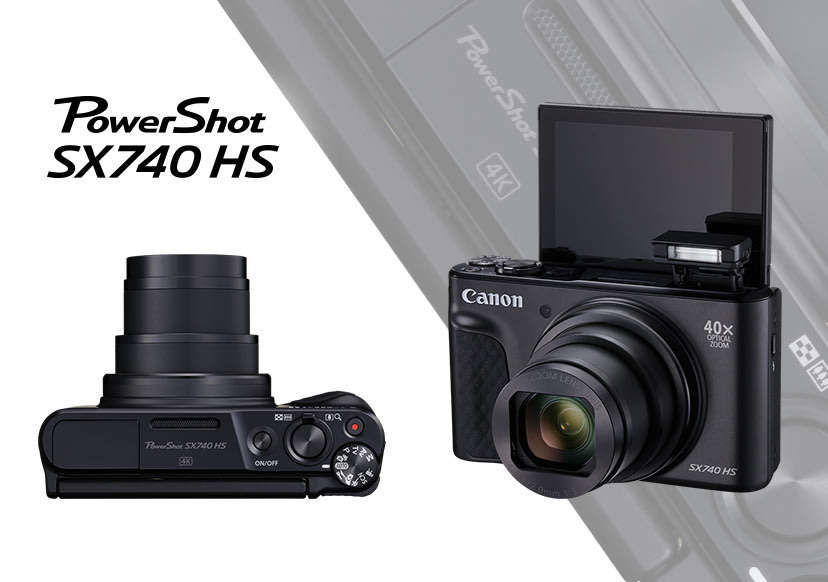 Canon PowerShot SX740 HS 20.3MP 40xOptical Zoom with 4K Video Recording