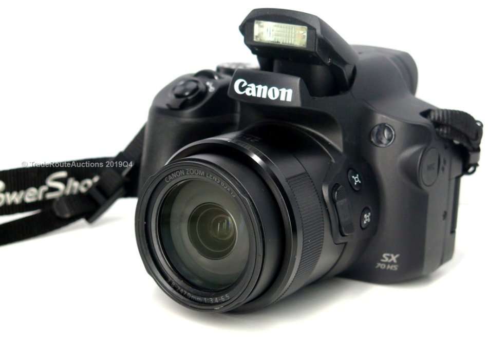 Canon PowerShot SX70 HS 4K 20.3MP 65x Optical Zoom Wi-Fi Digital Camera