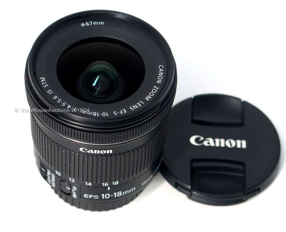 Canon EF-S 10-18mm f/4.5-5.6 IS (Image Stabilizer) STM Zoom Lens for Canon DSLR Cameras