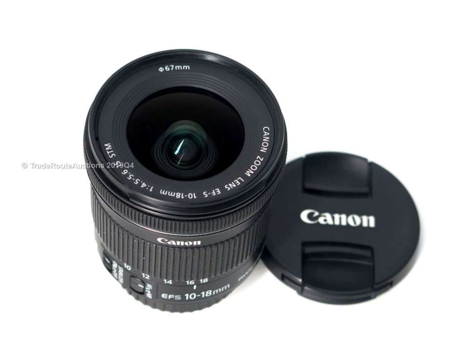 Canon EF-S 10-18mm f/4.5-5.6 IS (Image Stabilizer) STM Zoom Lens for Canon DSLR Cameras