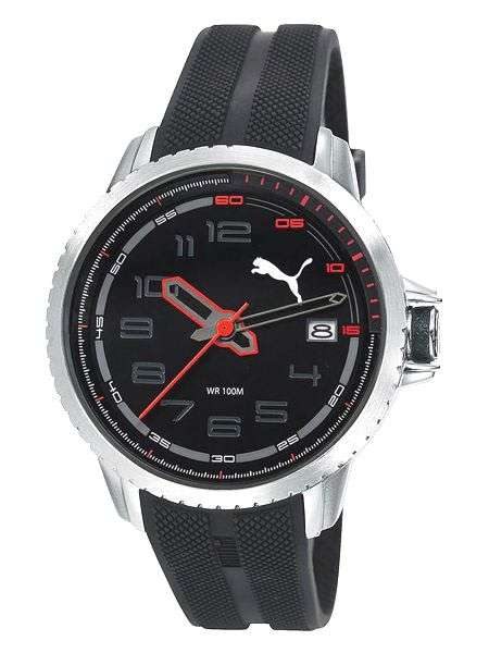 Puma Men's Watch with Black Silicon Band and Black Dial PU103281004   - BRAND NEW *** PUMA ***
