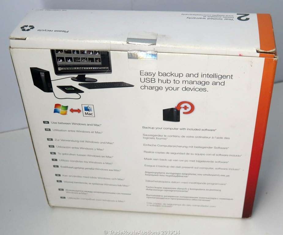 SEAGATE 8 TB Backup Plus Desktop Hard Drive Hub - 8TB External HDD