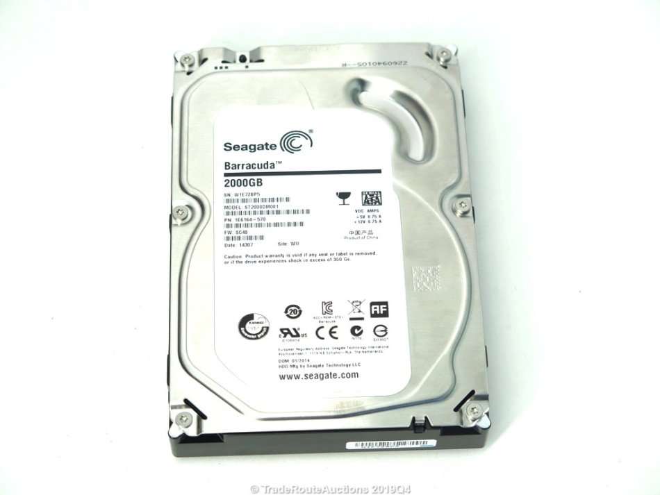 Seagate Barracuda 2TB HDD - 2000GB