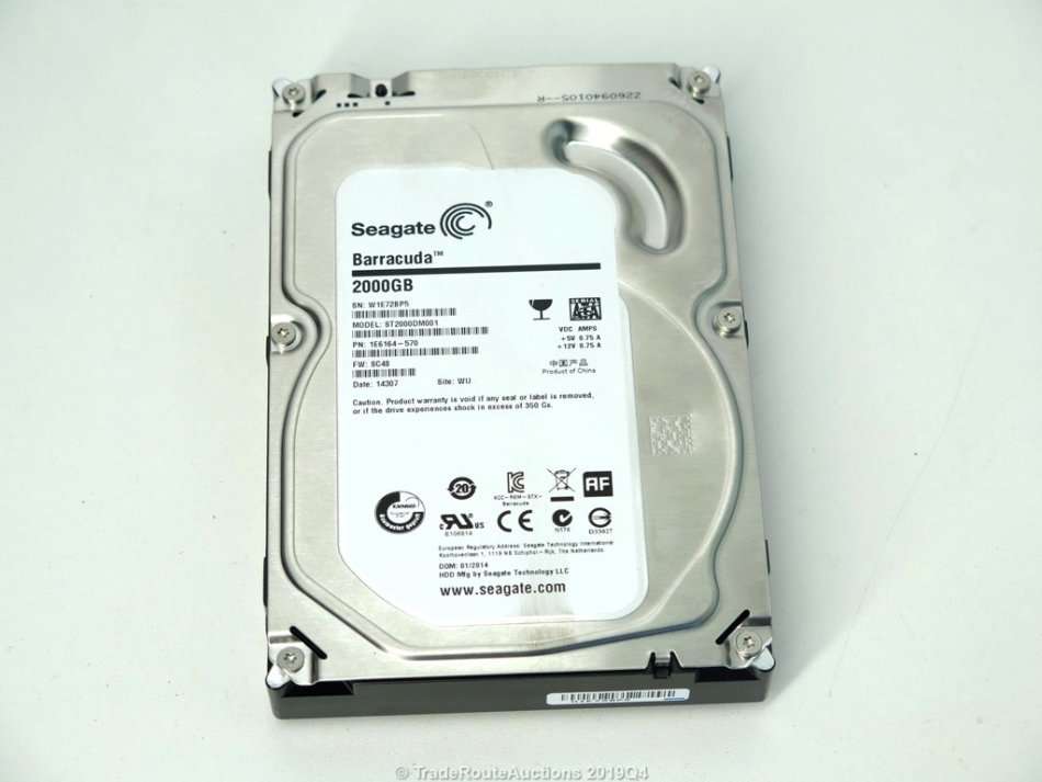 Seagate Barracuda 2TB HDD - 2000GB